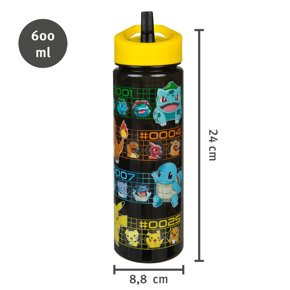 Láhev na pití 600 ml Pokemon